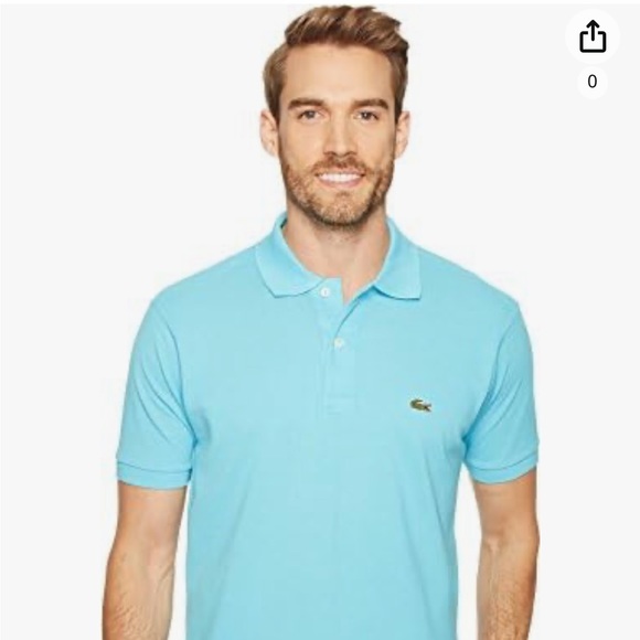 Lacoste Men’s Classic Fit Polo Size 4XL in Marquise Blue GUC - Picture 1 of 8